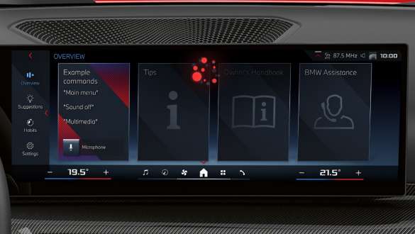 BMW Intelligent Personal Assistant, BMW Σειρά 2 Coupé, G42, Κεντρική Οθόνη Ελέγχου, κοντινή λήψη BMW Intelligent Personal Assistant, BMW Σειρά 2 Coupé, G42, Κεντρική Οθόνη Ελέγχου, κοντινή λήψη