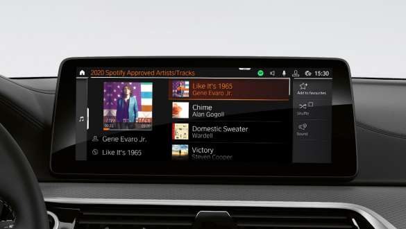 Connected Music, BMW Σειρά 5 Sedan, G30 Connected Music, BMW Σειρά 5 Sedan, G30, Facelift 2020, εσωτερικό, cockpit