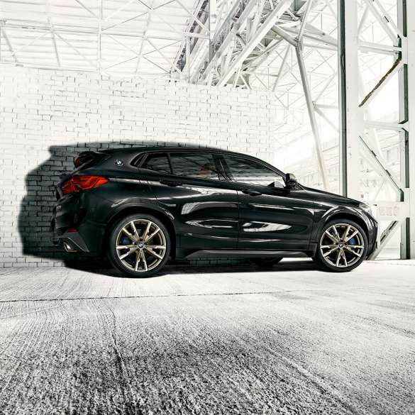 Εξωτερικό, BMW X2 M35i Εξωτερικό, BMW X2 M35i, μαύρο Sapphire μεταλλικό, F39, πλαϊνή λήψη