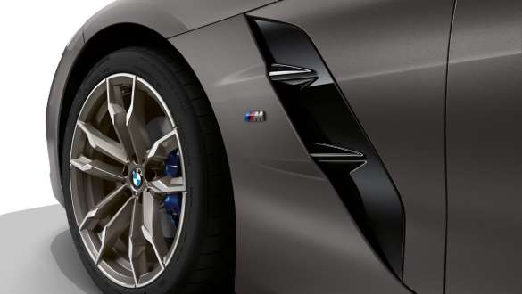 Air Breather BMW Z4 M40i G29 Air Breather BMW Z4 M40i G29 2019, BMW Individual Γκρι Frozen μεταλλικό, κοντινή λήψη