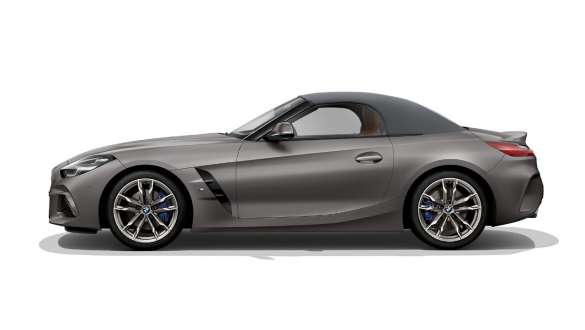 BMW Z4 M40i με κλειστή οροφή, G29 Αεροδυναμικό πακέτο M BMW Z4 M40i G29 2019, BMW Individual Γκρι Frozen μεταλλικό, πλαϊνή όψη