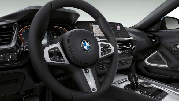 Τιμόνι, BMW Z4 M40i Roadster, G29 Μεταβλητό σπορ σύστημα διεύθυνσης, BMW Z4 M40i Roadster, G29, 2019, τιμόνι, cockpit