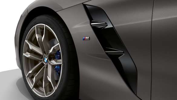 Air Breather, BMW Z4 M40i Roadster, G29 Air Breather, BMW Z4 M40i Roadster, G29, 2019, BMW Individual γκρι Frozen μεταλλικό, κοντινή λήψη