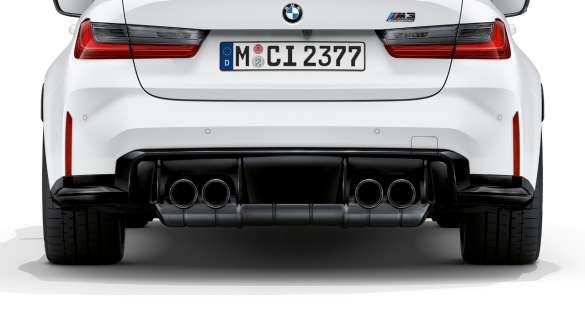 Σπορ εξάτμιση Μ, BMW M3 Competition Sedan, G80 2020 BMW M3 Competition Sedan, G80 2020, M Σπορ εξάτμιση, πίσω λήψη