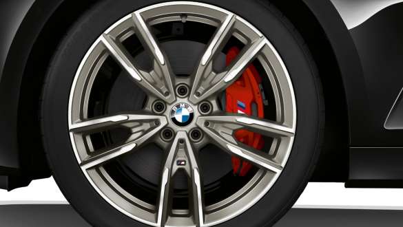 Σπορ φρένα Μ, BMW M340i xDrive Sedan, G20 2020 BMW M340i xDrive Sedan, G20 2020, M Σπορ φρένα, κοντινή λήψη τροχού