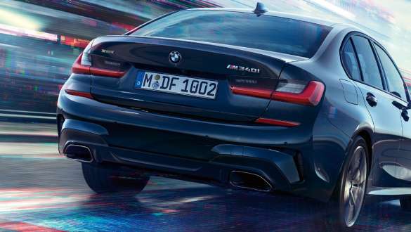 Σπορ διαφορικό Μ, BMW M340i xDrive Sedan, G20 2020 BMW M340i xDrive Sedan, G20 2020, μαύρο Sapphire μεταλλικό, Μ Σπορ διαφορικό, πίσω λήψη