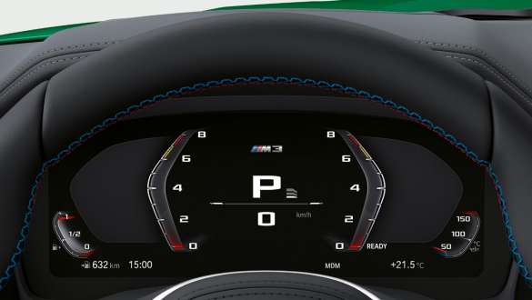 Πίνακας οργάνων Μ, BMW M3 Sedan, G80 2020 BMW M3 Sedan, G80 2020, πίνακας οργάνων Μ, εσωτερικό