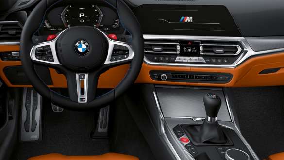 Κεντρική κονσόλα, πίνακας χειριστηρίων, BMW M3 Sedan, G80 2020, εσωτερικό BMW M3 Sedan, G80 2020, κεντρική κονσόλα, πίνακας χειριστηρίων, εσωτερικό