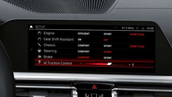 M Setup, BMW M3 Sedan, G80 2020 BMW M3 Sedan, G80 2020, BMW M3, M Setup, Κεντρική Οθόνη Ελέγχου, εσωτερικό