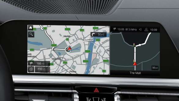 BMW Live Cockpit Professional, εκδόσεις Μ της BMW Σειράς 3 Sedan, G80, G20 Εκδόσεις Μ της BMW Σειράς 3 Sedan, G80, G20, BMW Live Cockpit Professional, Κεντρική Οθόνη Ελέγχου, εσωτερικό