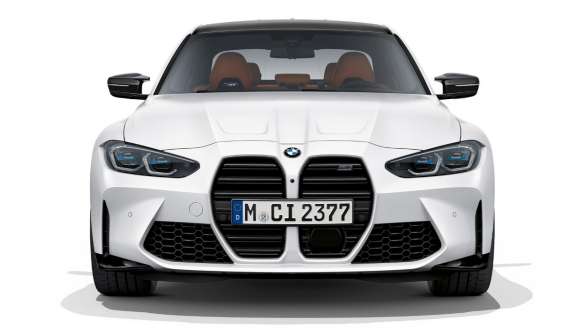 Σχεδίαση μπροστινού τμήματος, BMW M3 Competition Sedan, λευκό Frozen Brilliant μεταλλικό, G80, 2020 BMW M3 Competition Sedan, G80, 2020, λευκό Frozen Brilliant μεταλλικό, σχεδίαση μπροστινού τμήματος, μπροστινή λήψη