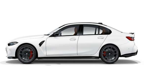 Σχεδίαση πλαϊνών μερών, BMW M3 Competition Sedan, λευκό Frozen Brilliant μεταλλικό, G80, 2020 BMW M3 Competition Sedan, G80, 2020, λευκό Frozen Brilliant μεταλλικό, σχεδίαση πλαϊνών μερών, πλαϊνή λήψη