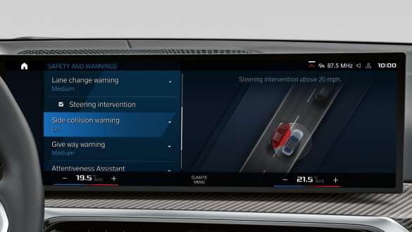 Driving Assistant Professional, Μ Αυτοκίνητα της BMW Σειράς 3 Sedan, G80, G20 Μ Αυτοκίνητα της BMW Σειράς 3 Sedan, G80, G20, Driving Assistant Professional, Κεντρική Οθόνη Ελέγχου, εσωτερικό