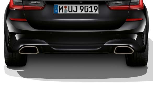 BMW M340i xDrive Touring (G21), αποκλειστικές απολήξεις εξάτμισης BMW M340i xDrive Touring (G21), αποκλειστικές απολήξεις εξάτμισης