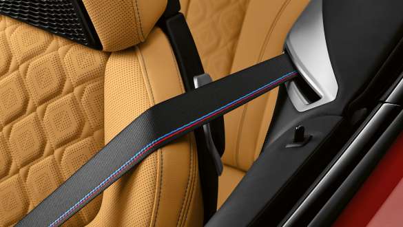 Ζώνες ασφάλειας Μ. Ζώνες ασφαλείας M στην BMW M8 Competition Cabrio.