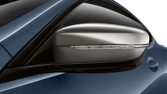 Καλύμματα εξωτερικών καθρεπτών σε γκρι Galvanic Cerium BMW M850i xDrive Coupé σε μπλε Barcelona μεταλλικό, καλύμματα εξωτερικών καθρεπτών σε γκρι Galvanic Cerium.