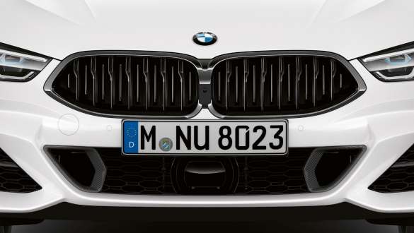 Μ Αεροδυναμικό πακέτο BMW M850i xDrive Gran Coupé Μ Αεροδυναμικό πακέτο BMW M850i xDrive Gran Coupé G16 2019 BMW Individual Mineral White μεταλικό μπροστινή λήψη