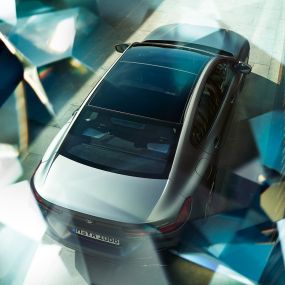Γυάλινη οροφή Panorama BMW M850i xDrive Gran Coupé Γυάλινη οροφή Panorama BMW M850i xDrive Gran Coupé G16 2019 BMW Individual Frozen Bluestone μεταλλικό λήψη από ψηλά
