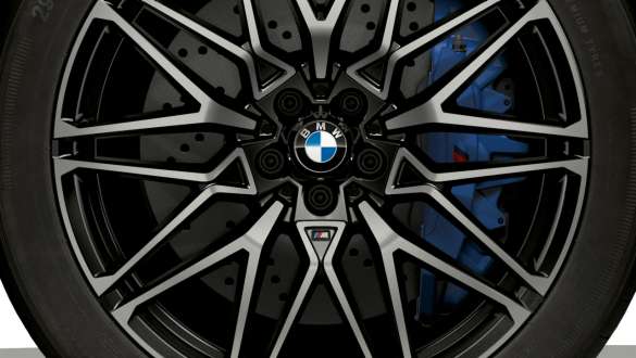 Μ φρένα σύνθετης κατασκευής της BMW Χ6 M Competition, F96 Μ φρένα σύνθετης κατασκευής, BMW Χ6 M Competition, F96, 2020, SUV, κοντινή λήψη