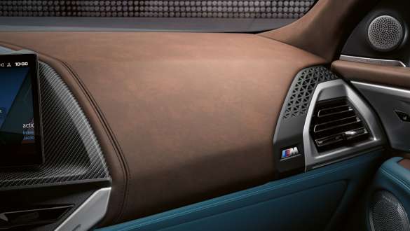 BMW XM, G09, BMW Individual δέρμα Merino με ιδιαίτερα στοιχεία από Walknappa Vintage Coffee BMW XM, G09, εσωτερικό, BMW Individual δέρμα Merino με ιδιαίτερα στοιχεία από Walknappa Vintage Coffee
