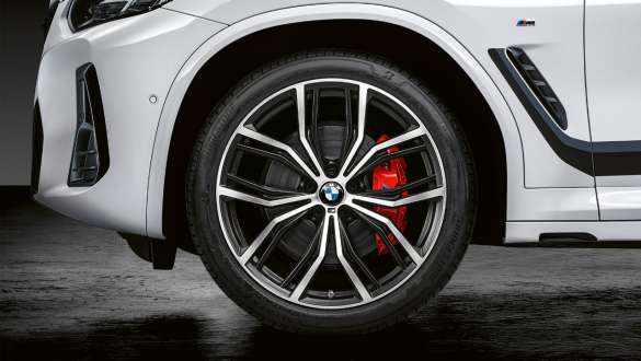 BMW X4, G02, BMW X4, G02, M Performance σφυρήλατες ζάντες ελαφρού κράματος 21" με ακτίνες Y 701 M, δίχρωμες, 2021 BMW X4, G02, Μ Performance σφυρήλατες ζάντες ελαφρού κράματος 21" με ακτίνες Y 701 M, σε διχρωμία (μαύρο ματ, φρεζαρισμένες και στιλβωμένες), 2021