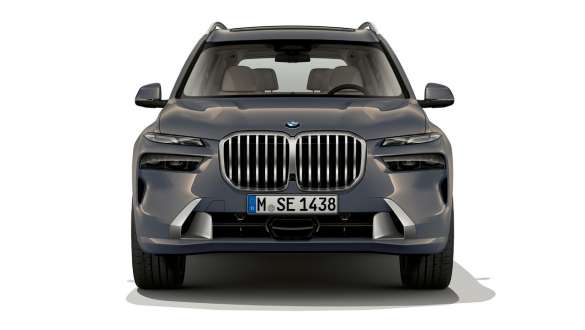BMW X7 G07 LCI μπροστινή λήψη Sparkling Copper Grey μεταλλικό BMW X7 G07 LCI μπροστινή λήψη Sparkling Copper Grey μεταλλικό