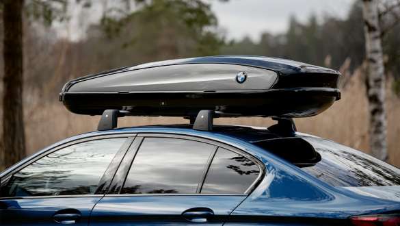 BMW μπαγκαζιέρα οροφής 420 σε μαύρο/ασημί Titanium BMW Αξεσουάρ για το φθινόπωρο και τον χειμώνα, BMW μπαγκαζιέρα οροφής 420 σε μαύρο/ασημί Titanium