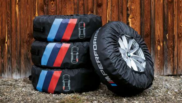 M Performance θήκες ελαστικών BMW Αξεσουάρ για το φθινόπωρο και τον χειμώνα, M Performance θήκες ελαστικών