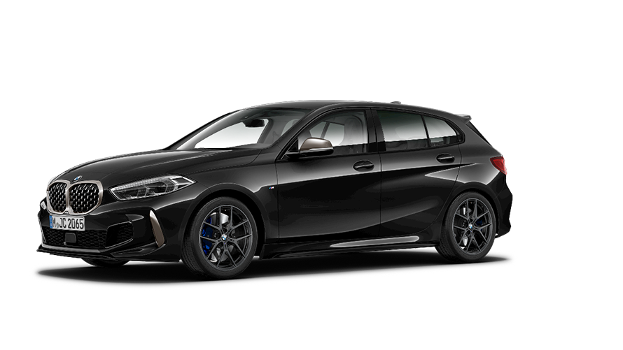 BMW M135i xDrive (F40), πλαϊνή λήψη τριών τετάρτων BMW M135i xDrive (F40), πλαϊνή λήψη τριών τετάρτων