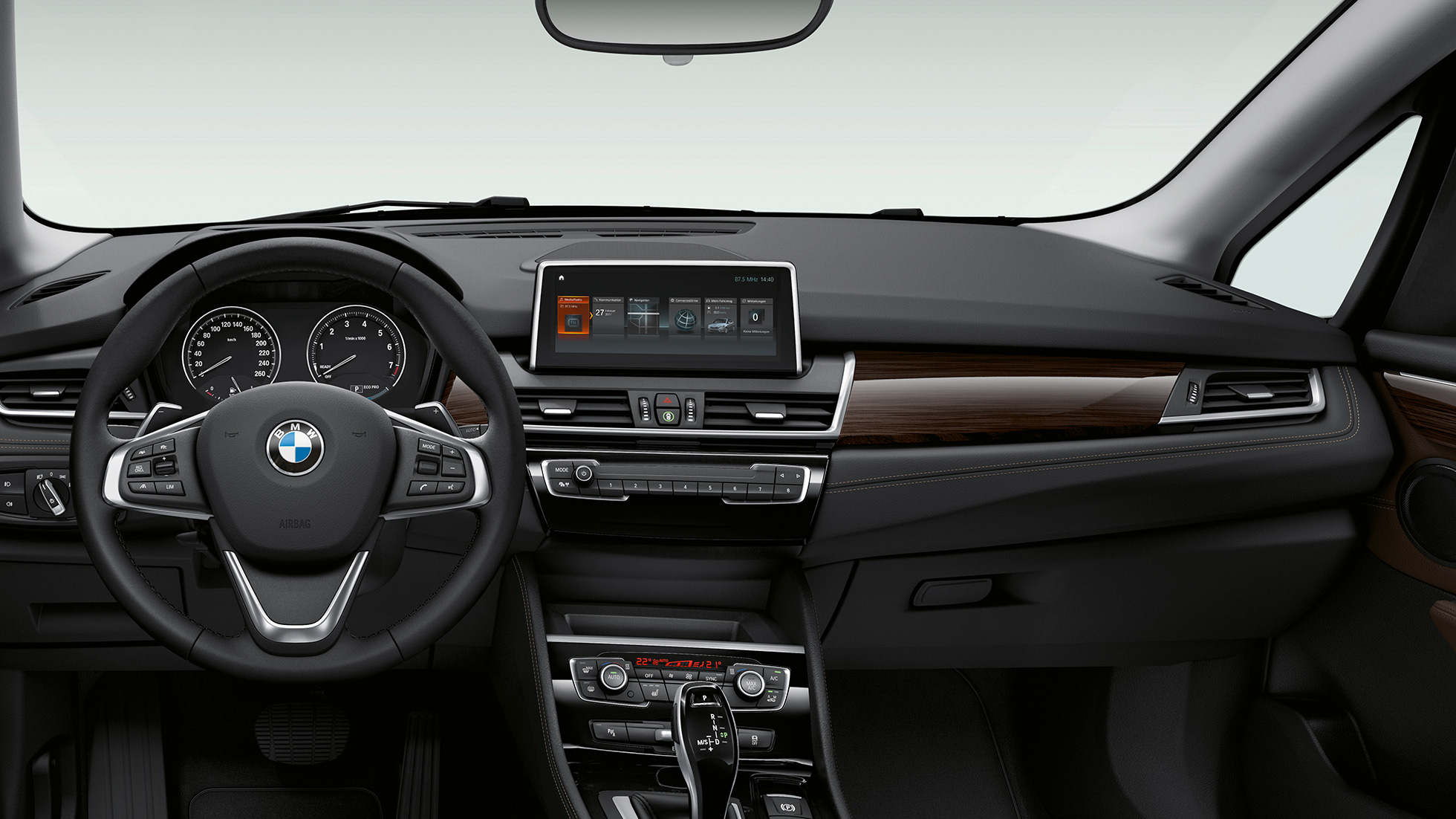 Cockpit, BMW Σειρά 2 Active Tourer, έκδοση Luxury Line Cockpit, BMW Σειρά 2 Active Tourer, έκδοση Luxury Line, 225i xDrive F45 2018