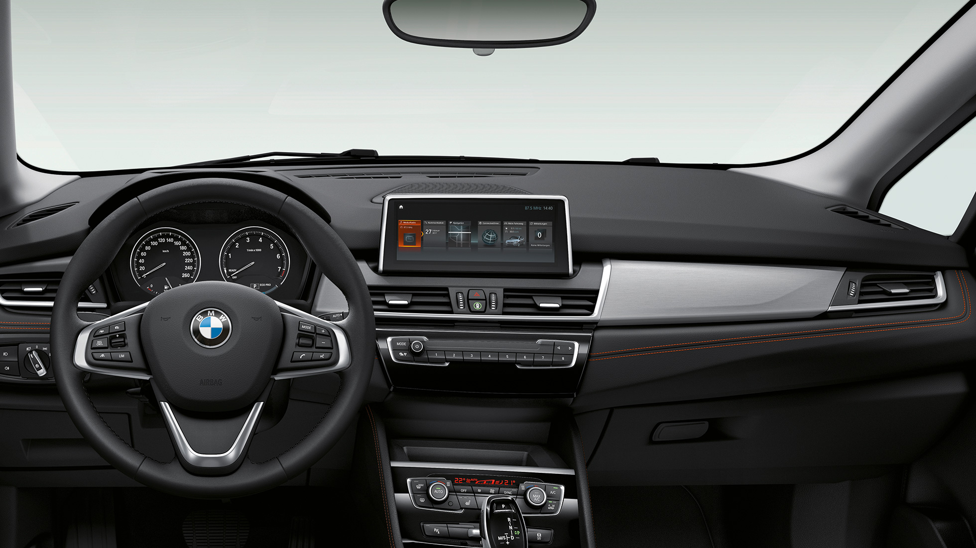 Cockpit, BMW Σειρά 2 Active Tourer, έκδοση Sport Line Cockpit, BMW Σειρά 2 Active Tourer, έκδοση Sport Line, 220i F45 2018