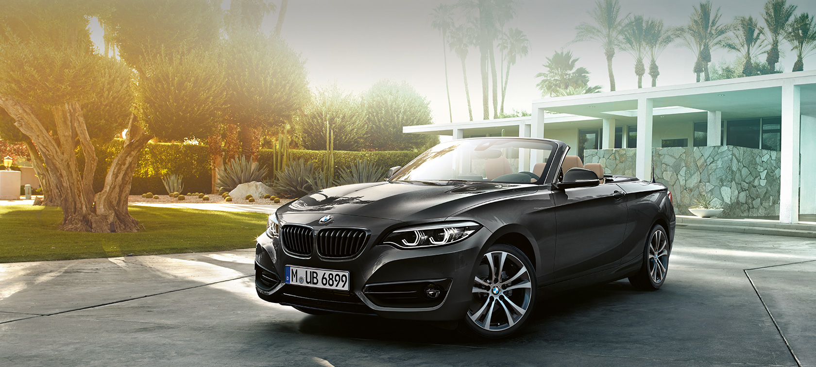 BMW Σειρά 2 Cabrio, μπροστινή λήψη τριών τετάρτων BMW Σειρά 2 Cabrio, μπροστινή λήψη τριών τετάρτων
