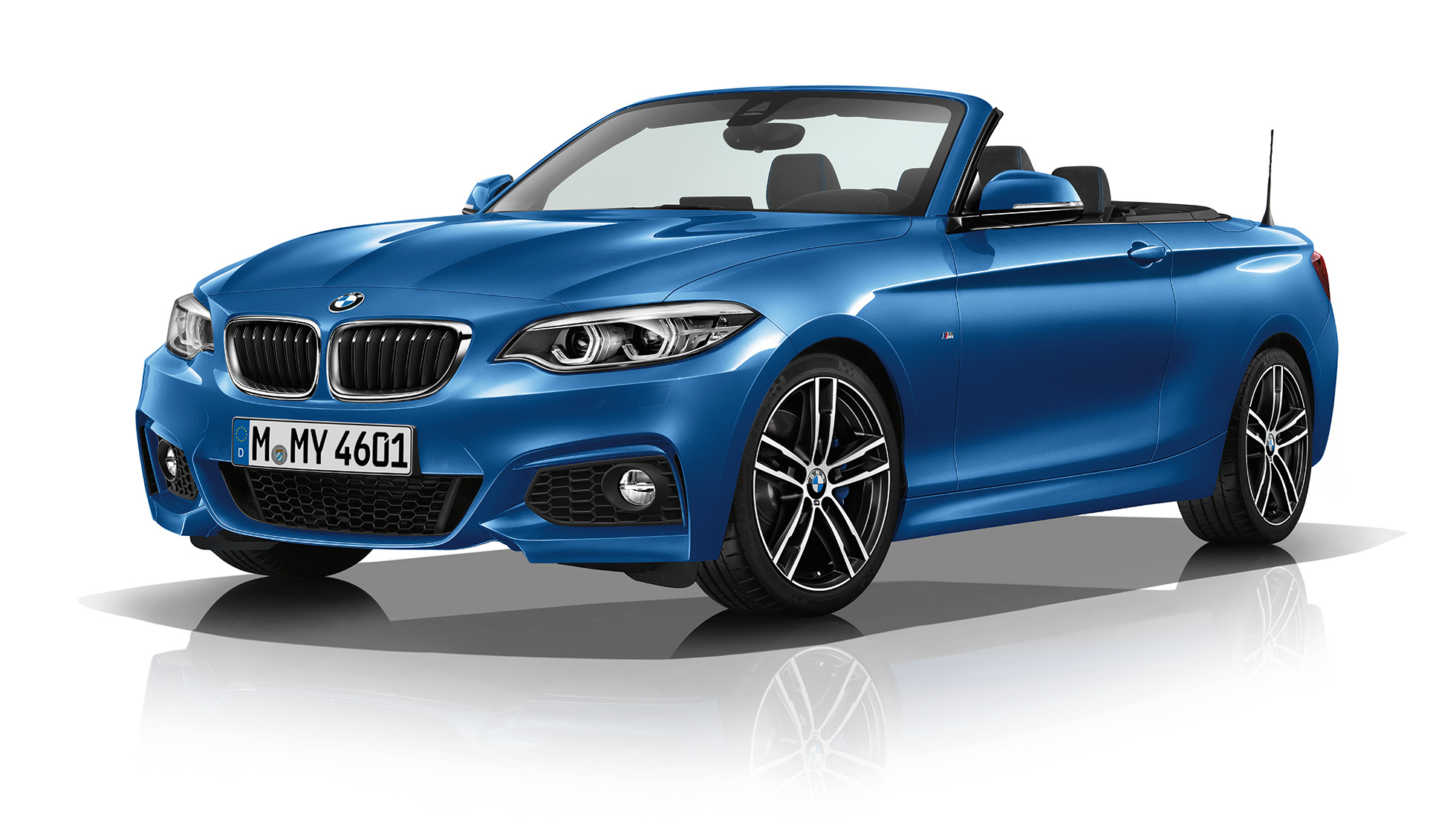 BMW Σειρά 2 Cabrio, Έκδοση M Sport, μπροστινή λήψη τριών τετάρτων BMW Σειρά 2 Cabrio, Έκδοση M Sport, μπροστινή λήψη τριών τετάρτων