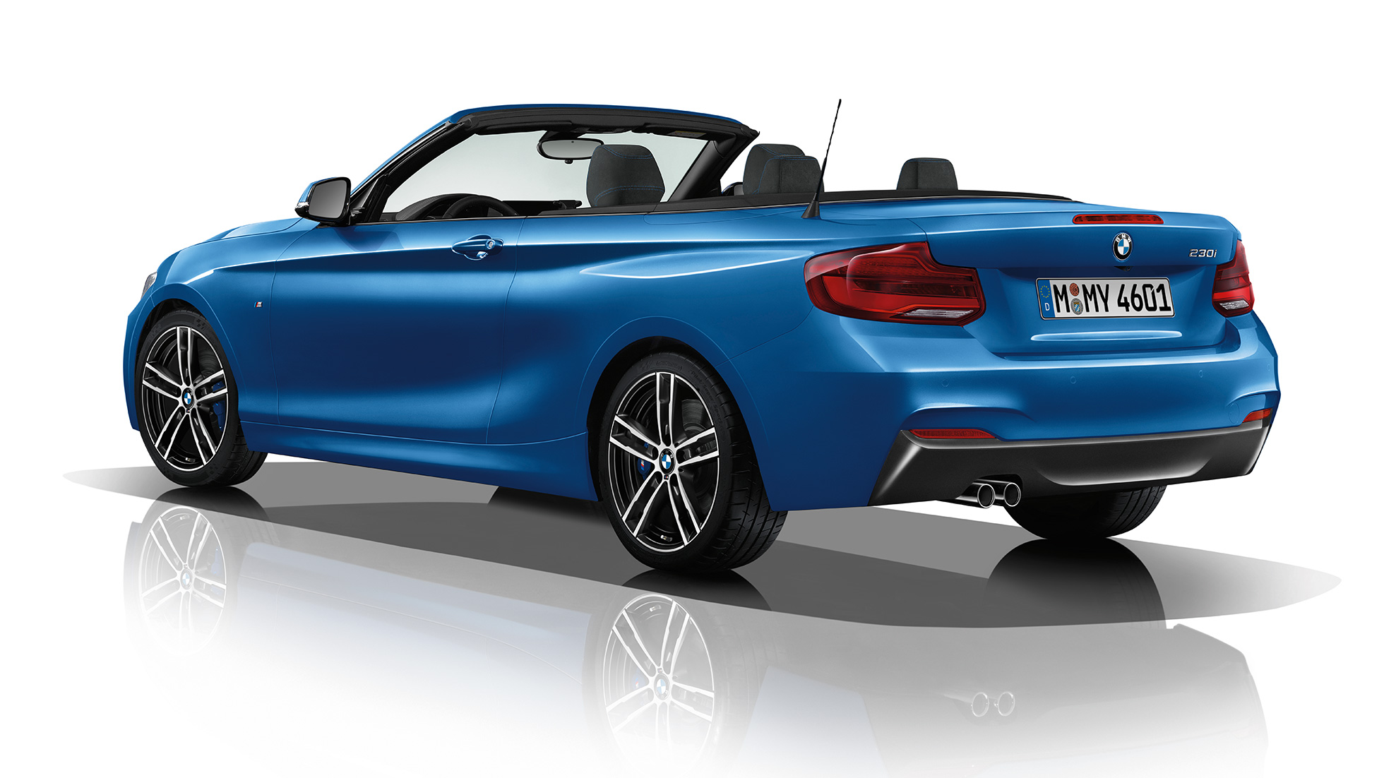 BMW Σειρά 2 Cabrio, Έκδοση M Sport, πίσω λήψη τριών τετάρτων BMW Σειρά 2 Cabrio, Έκδοση M Sport, πίσω λήψη τριών τετάρτων