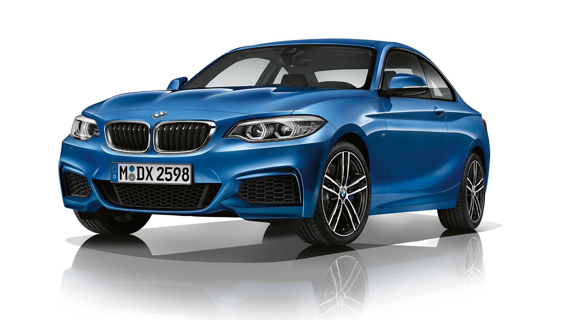 BMW Σειρά 2 Coupé, Έκδοση M Sport, μπροστινή λήψη τριών τετάρτων BMW Σειρά 2 Coupé, Έκδοση M Sport, μπροστινή λήψη τριών τετάρτων