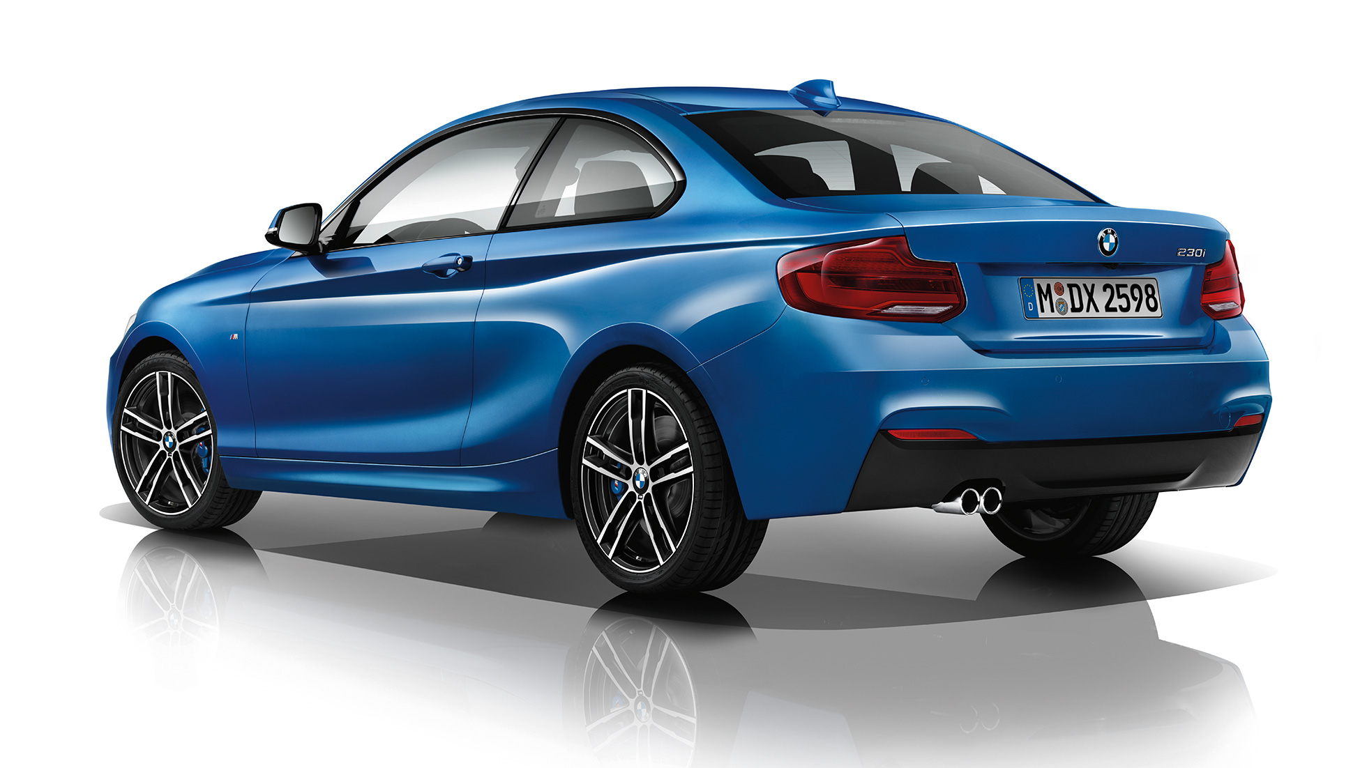 BMW Σειρά 2 Coupé, Έκδοση M Sport, πίσω λήψη τριών τετάρτων BMW Σειρά 2 Coupé, Έκδοση M Sport, πίσω λήψη τριών τετάρτων