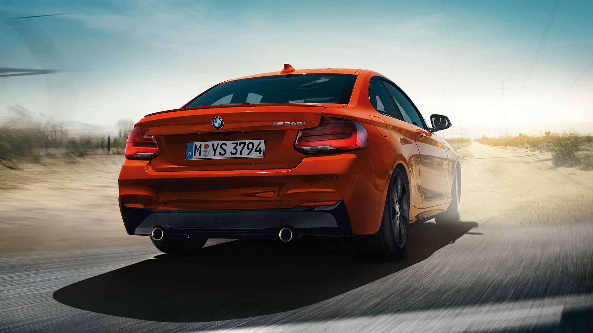 BMW Σειρά 2 Coupé, πίσω λήψη BMW Σειρά 2 Coupé, πίσω λήψη