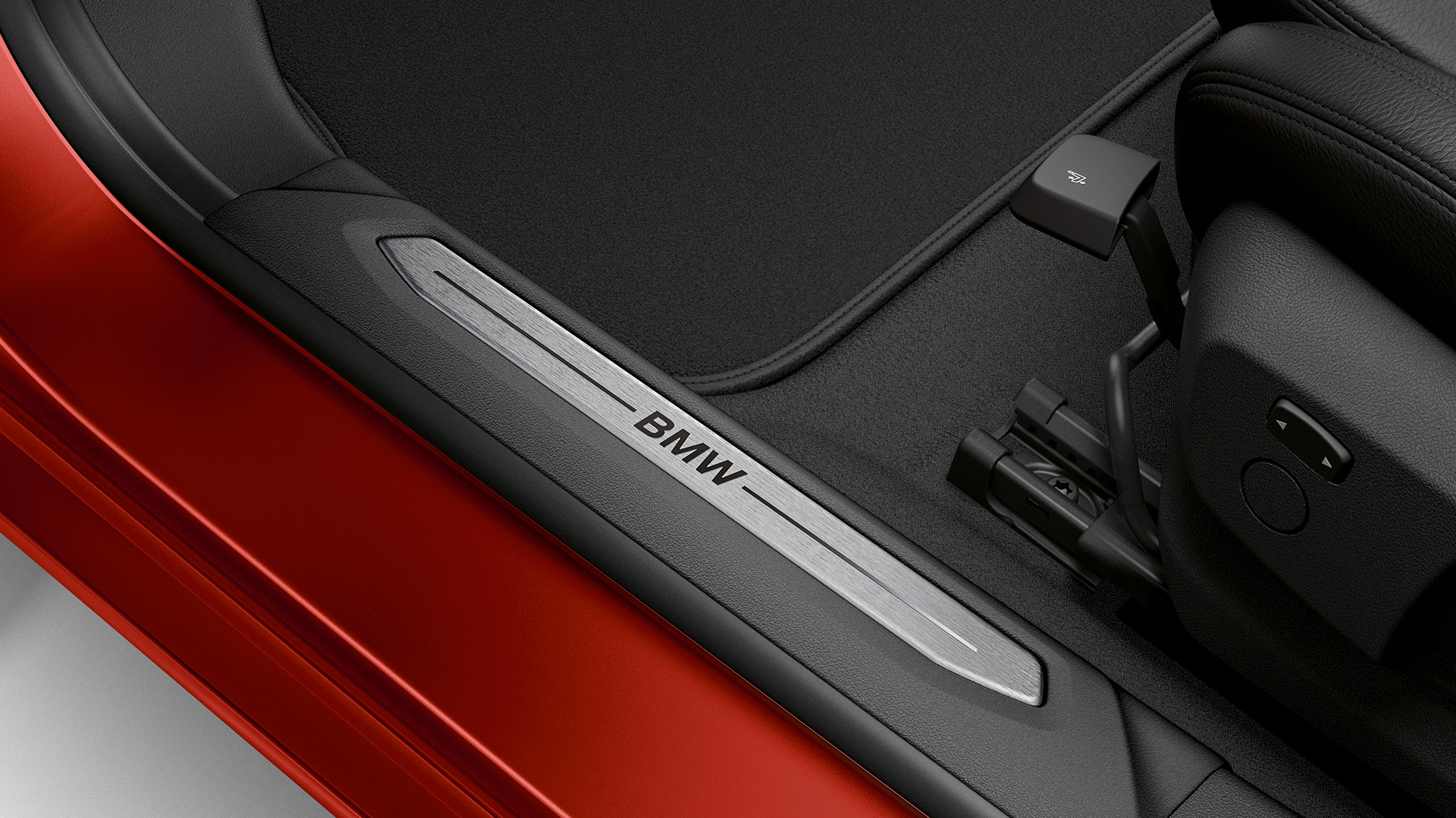 Διακοσμητικά καλύμματα μαρσπιέ, BMW Σειρά 2 Gran Coupé, Έκδοση Sport Line Διακοσμητικά καλύμματα μαρσπιέ, BMW Σειρά 2 Gran Coupé, Έκδοση Sport Line, κόκκινο Melbourne, F44, εσωτερικό
