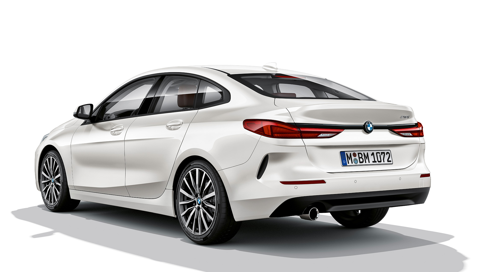 Ζάντες ελαφρού κράματος, BMW Σειρά 2 Gran Coupé, Έκδοση Advantage Ζάντες ελαφρού κράματος, BMW Σειρά 2 Gran Coupé Έκδοση Advantage, λευκό Mineral, F44, πίσω λήψη τριών τετάρτων