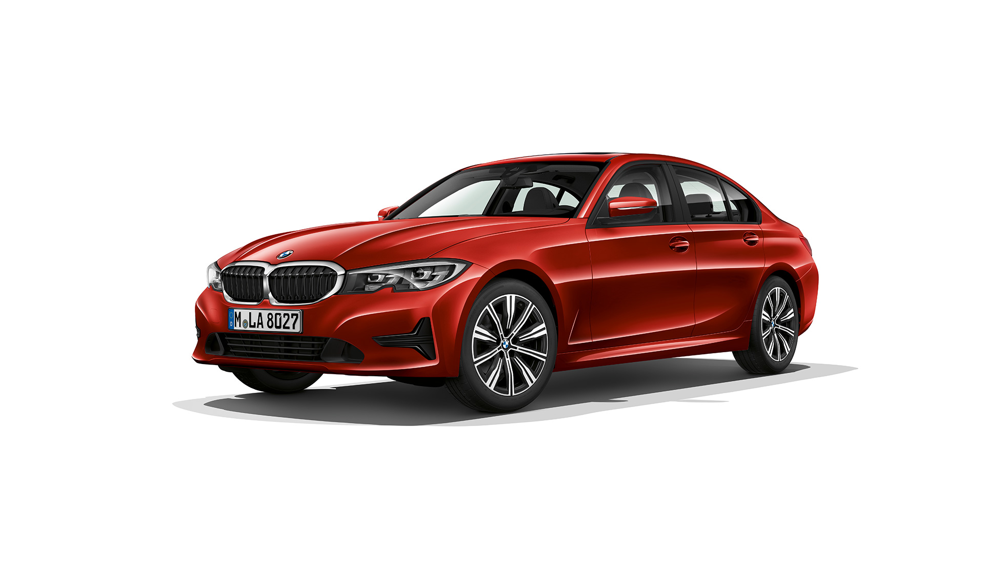 BMW Σειρά 3 Sedan, Έκδοση Advantage. Πλαϊνή στατική λήψη της BMW Σειράς 3 Sedan με Έκδοση Advantage.