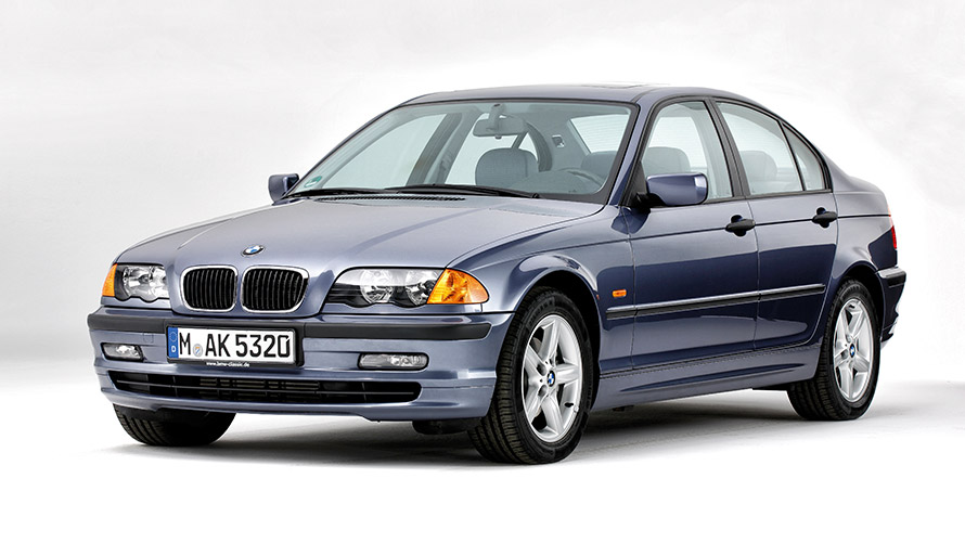 BMW Σειρά 3 Sedan, E46, τέταρτη γενιά, μπροστινή λήψη τριών τετάρτων Μοντέλα BMW Σειράς 3, BMW Σειρά 3 Sedan, E46, τέταρτη γενιά, μπροστινή λήψη τριών τετάρτων