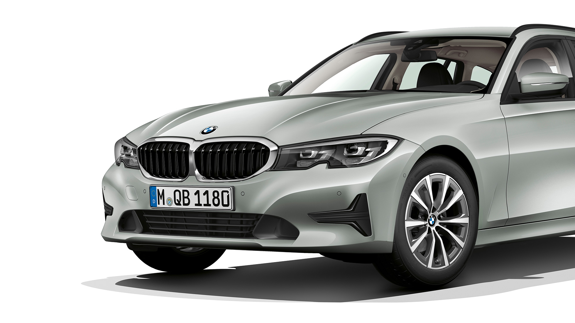Έκδοση Advantage, μπροστινή λήψη τριών τετάρτων BMW Σειρά 3 Touring, Έκδοση Advantage, μπροστινή λήψη τριών τετάρτων