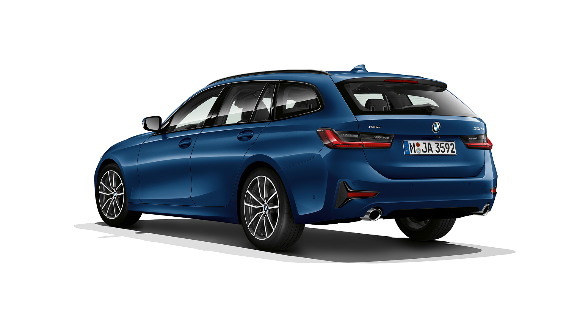 Έκδοση Sport Line, πίσω λήψη τριών τετάρτων BMW Σειρά 3 Touring, Έκδοση Sport Line, πίσω λήψη τριών τετάρτων