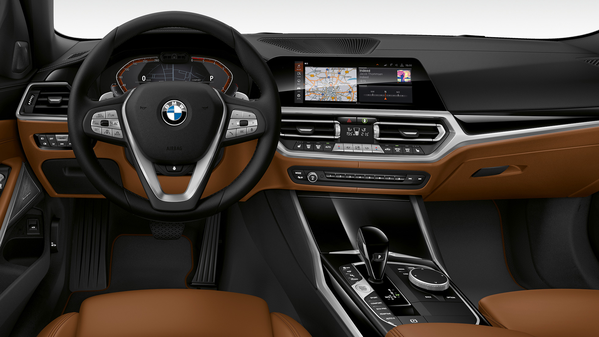Έκδοση Luxury Line, κόκπιτ BMW Σειρά 3 Touring, Έκδοση Luxury Line, κόκπιτ