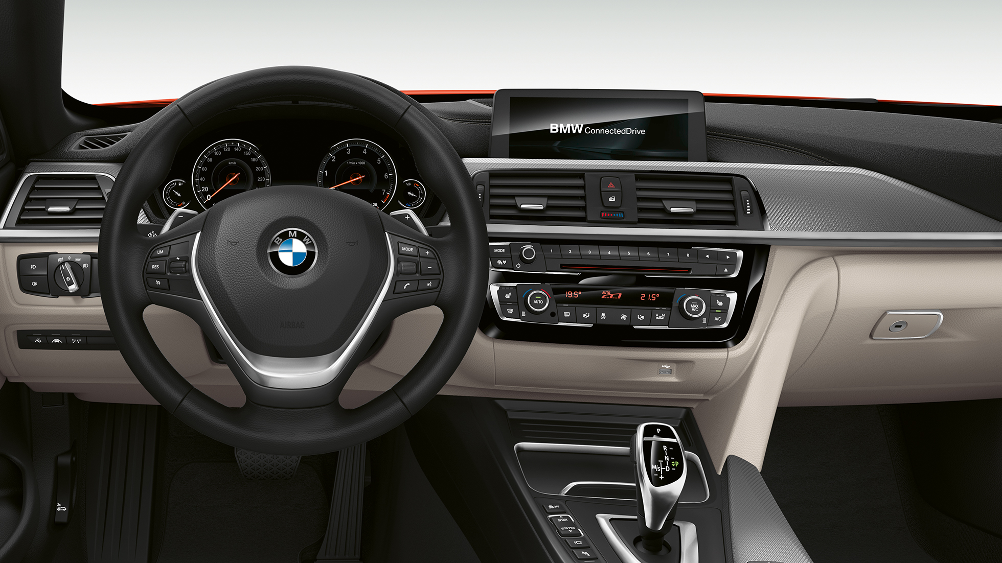 BMW Σειρά 4 Cabrio, Έκδοση Luxury Line, κόκπιτ BMW Σειρά 4 Cabrio, Έκδοση Luxury Line, κόκπιτ