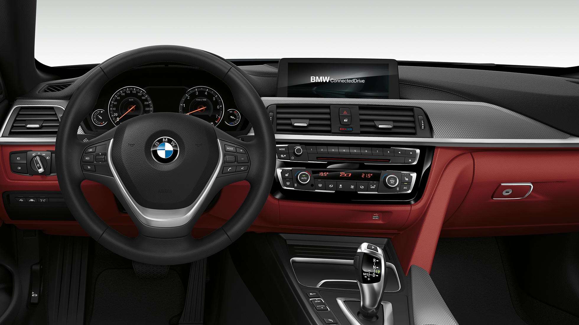 BMW Σειρά 4 Cabrio, Έκδοση Sport Line, κόκπιτ BMW Σειρά 4 Cabrio, Έκδοση Sport Line, κόκπιτ