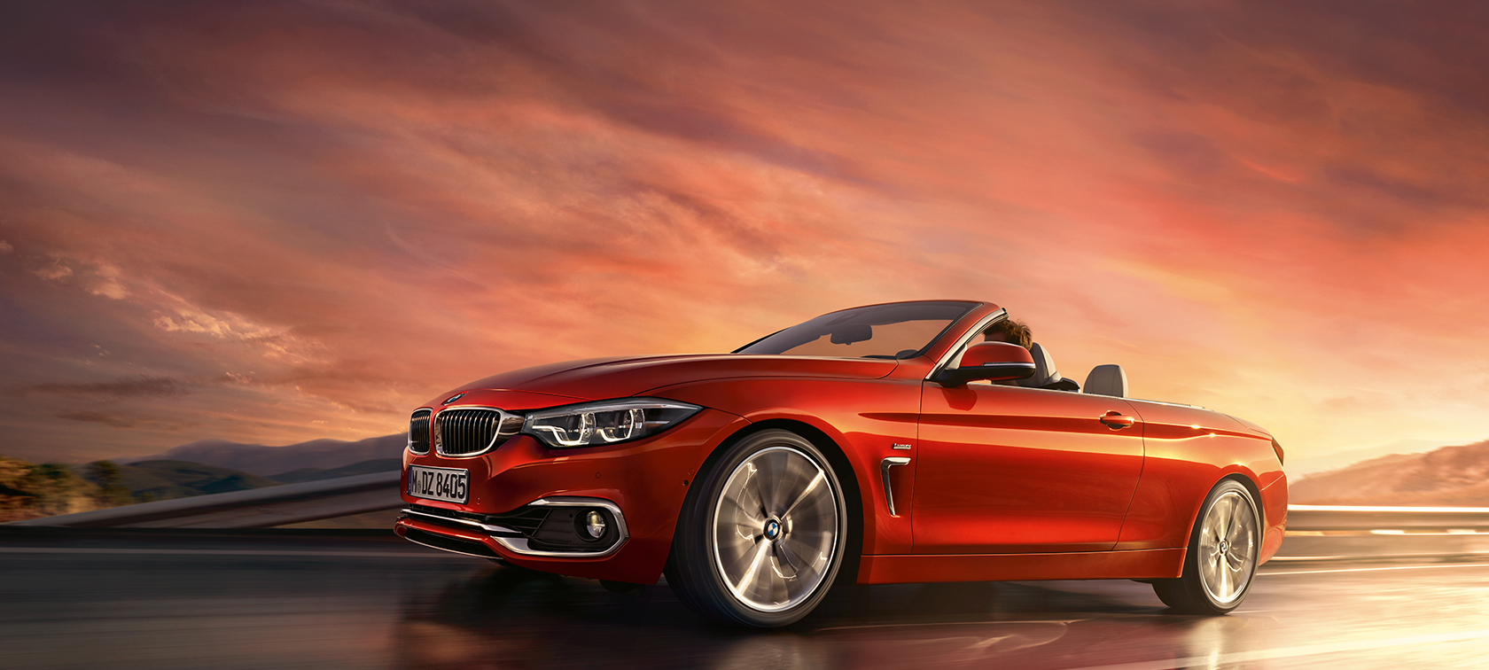 BMW Σειρά 4 Cabrio, λήψη σε κίνηση BMW Σειρά 4 Cabrio, λήψη σε κίνηση