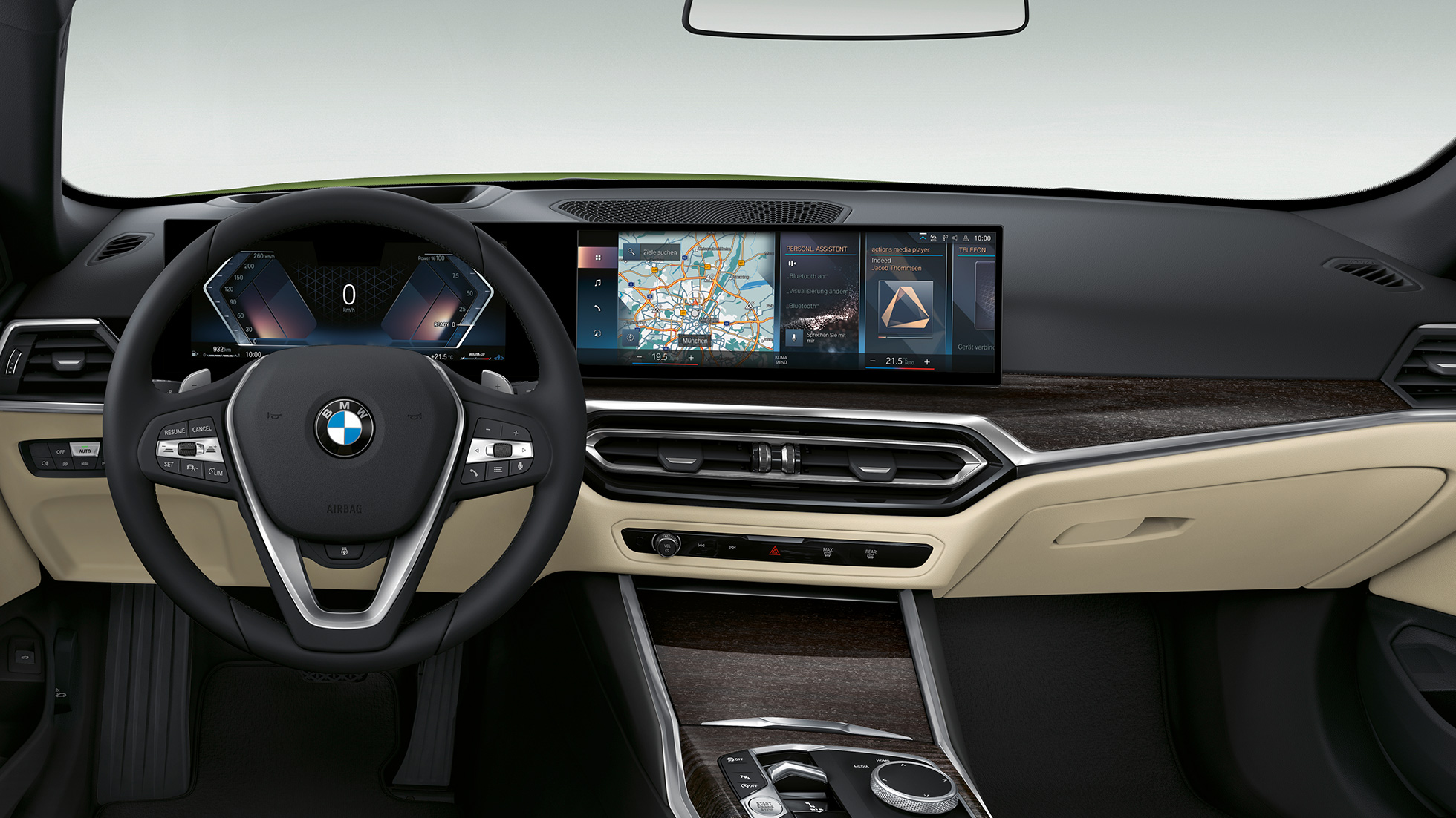 Cockpit, BMW Σειρά 4 Cabrio, βασική έκδοση, G23, 2020 BMW Σειρά 4 Cabrio, G23, 2020, βασική έκδοση, εσωτερικό, cockpit