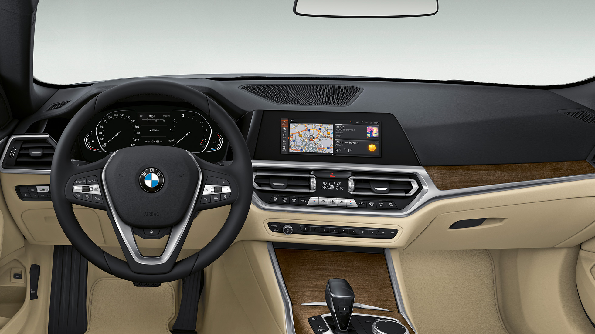 Cockpit, BMW Σειρά 4 Cabrio, βασική έκδοση, G23, 2020 BMW Σειρά 4 Cabrio, G23, 2020, βασική έκδοση, εσωτερικό, cockpit