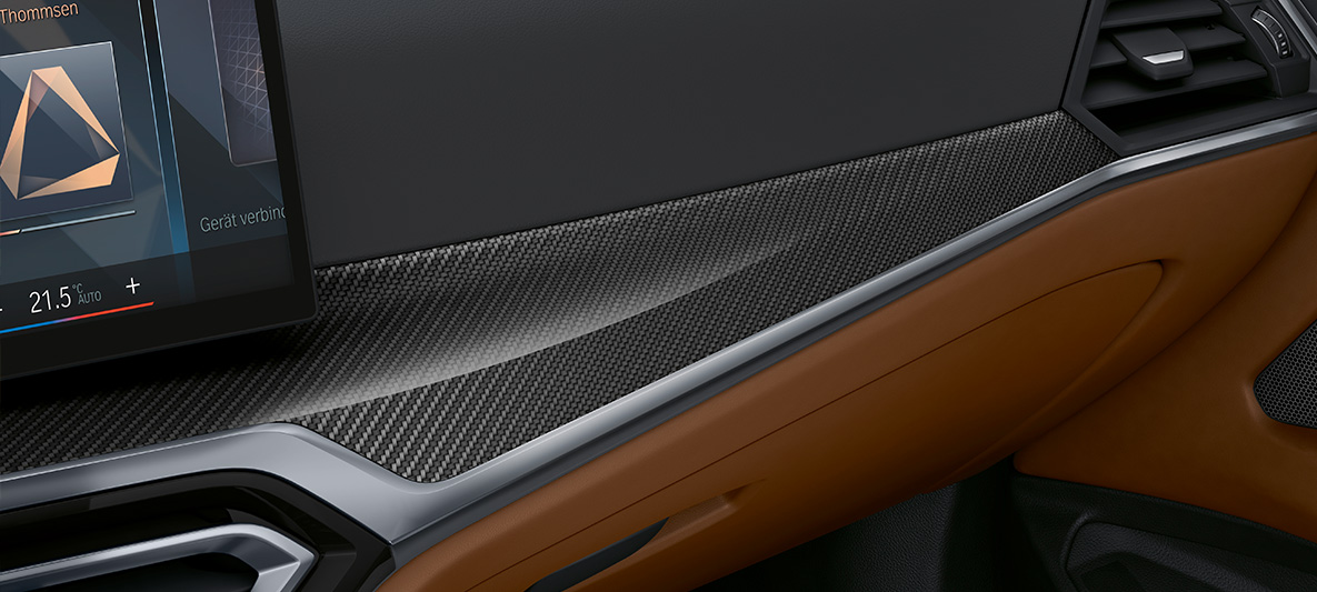 BMW Individual διακοσμητικές επενδύσεις εσωτερικού 'Carbon Fibre' με διακοσμητική επιφάνεια σε χρώμιο Pearl, BMW Σειρά 4 Cabrio, Individual, G23, 2020, εσωτερικό BMW Individual διακοσμητικές επενδύσεις εσωτερικού 'Carbon Fibre' με διακοσμητική επιφάνεια σε χρώμιο Pearl, BMW Σειρά 4 Cabrio, Individual, G23, 2020, εσωτερικό
